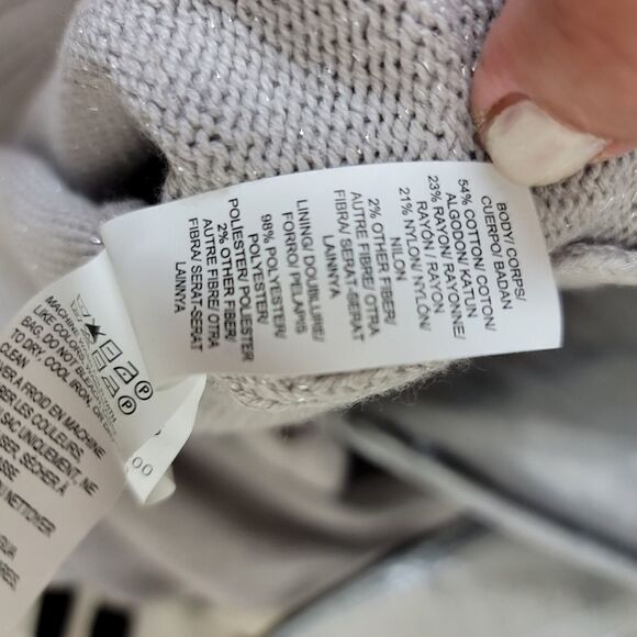 Lucky brand crochet style over semi sheer lining - Picture 8 of 14